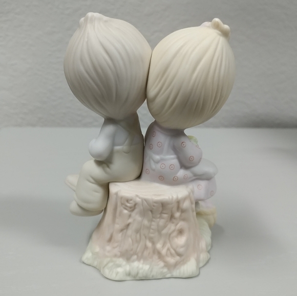 Precious Moments Love One Another Girl Boy Figurine 1978 Jonathan & David Enesco - Picture 6 of 14